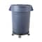 Boardwalk Refuse Container Utility Dolly, 300 lb Capacity, 22" Diameter, Gray 3485200 - alternate 3
